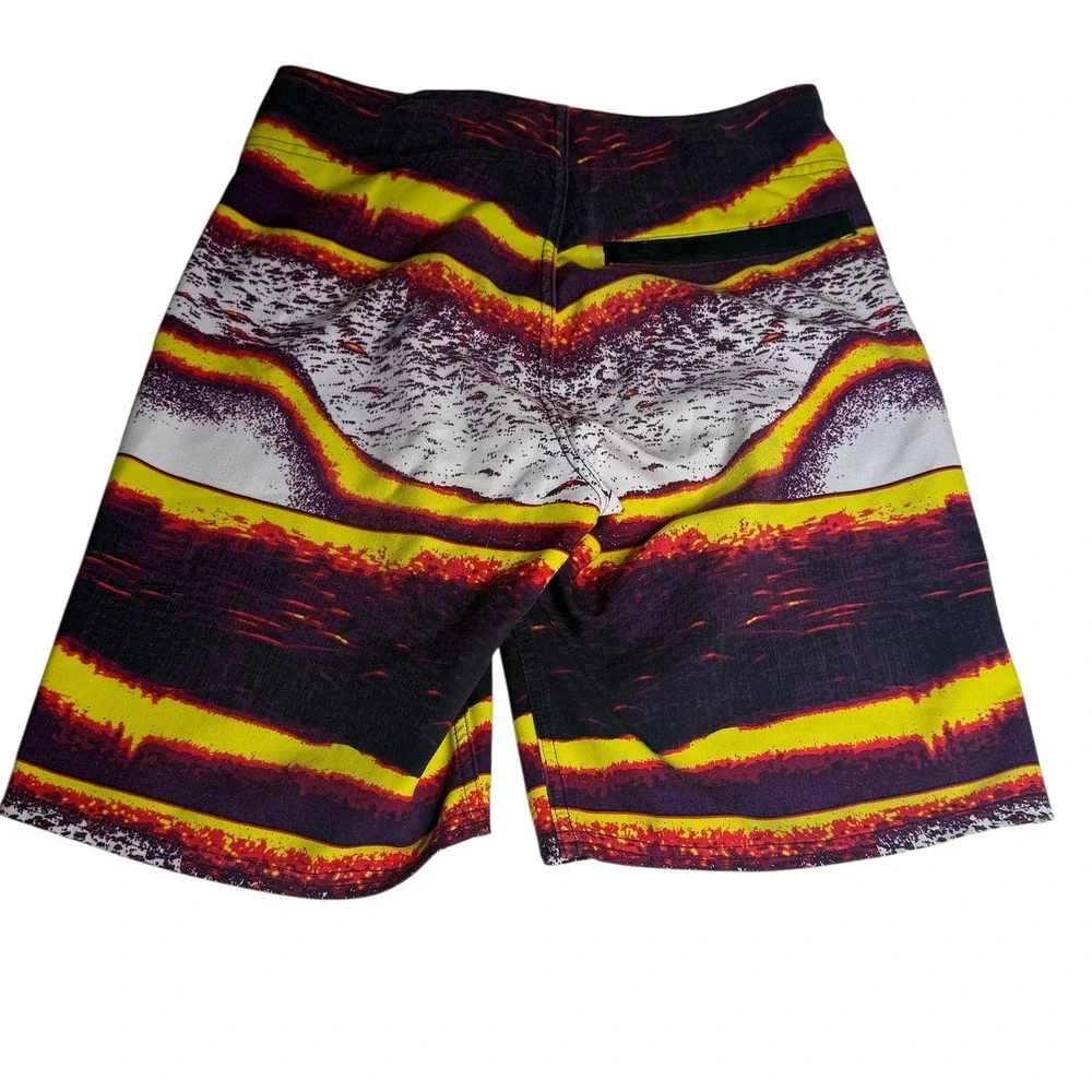 Pelagic Youth Board Shorts Swim Trunks Beach Ocean Wave Drawstring Size 12 14‎